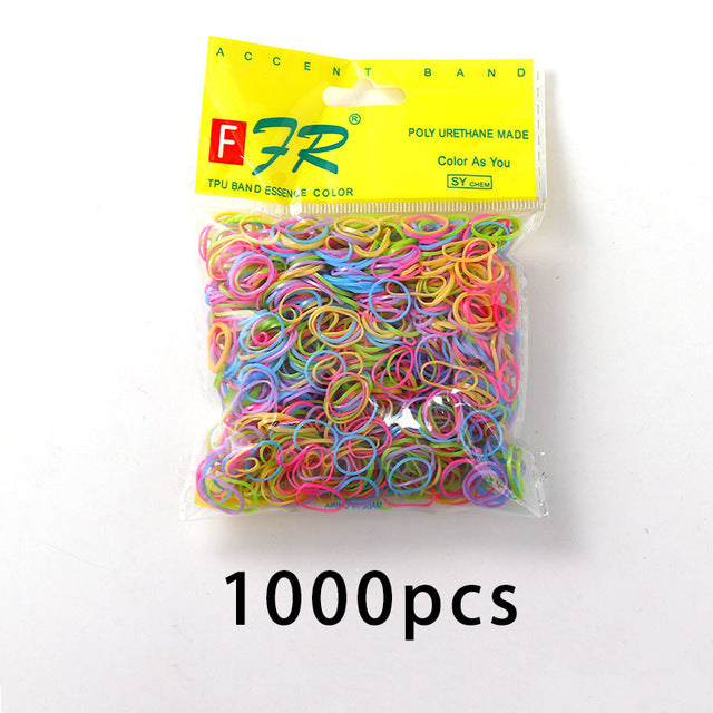 Wholesale color rubber hair rope JDC-HS-i402 Hair Scrunchies 溪南 9# Wholesale Jewelry JoyasDeChina Joyas De China