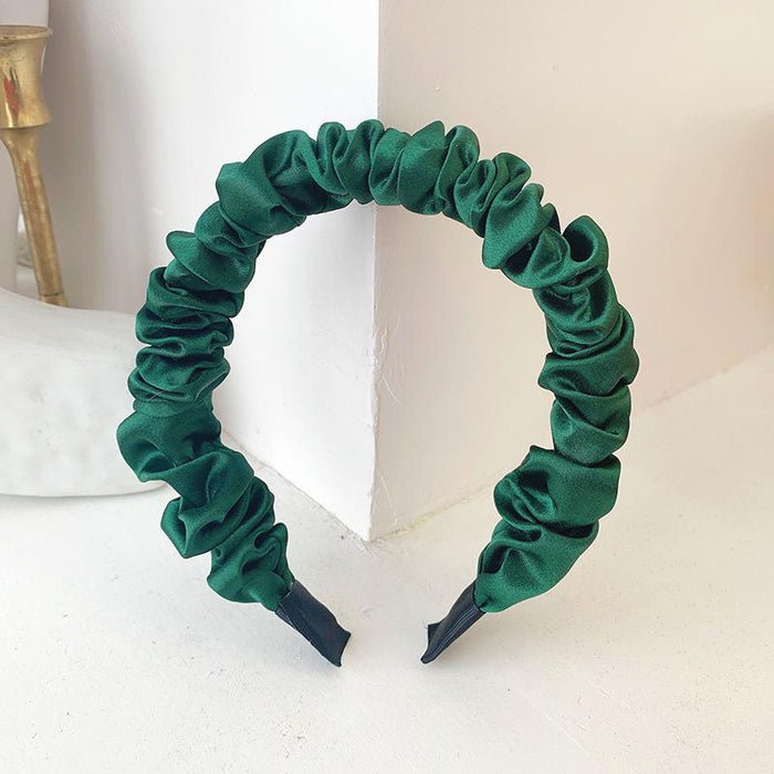 Bulk Jewelry Wholesale color satin hair hoops JDC-HD-GSH002 Wholesale factory from China YIWU China