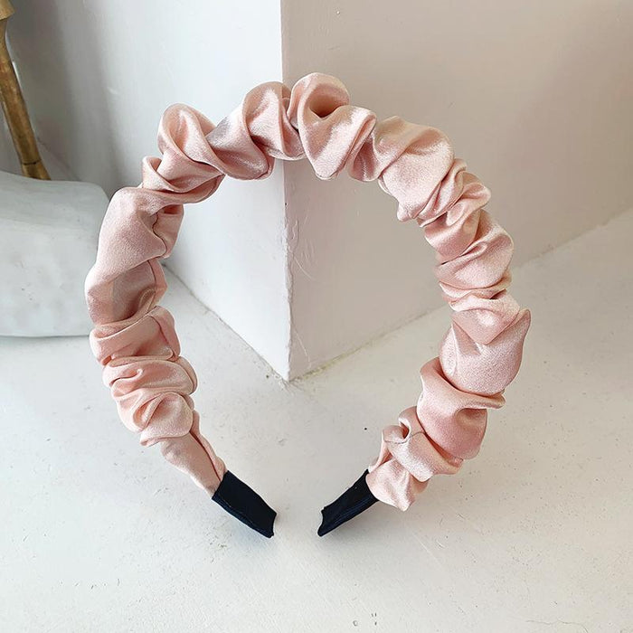 Bulk Jewelry Wholesale color satin hair hoops JDC-HD-GSH002 Wholesale factory from China YIWU China