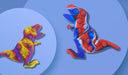 Wholesale color silicone dinosaur gadgets toy (F)JDC-FT-SZQL008 fidgets toy 潜乐 Wholesale Jewelry JoyasDeChina Joyas De China