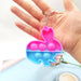 Wholesale color silicone Fidgets Toy Keychains JDC-KC-GSYY055 Keychains JoyasDeChina Rabbit (pink+blue) Wholesale Jewelry JoyasDeChina Joyas De China