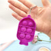 Wholesale color silicone Fidgets Toy Keychains JDC-KC-GSYY055 Keychains JoyasDeChina Rocket (purple) Wholesale Jewelry JoyasDeChina Joyas De China