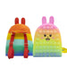Wholesale color silicone kids Backpack Bags pack of 2 JDC-BP-HM001 Backpack Bags 浩漫 Wholesale Jewelry JoyasDeChina Joyas De China