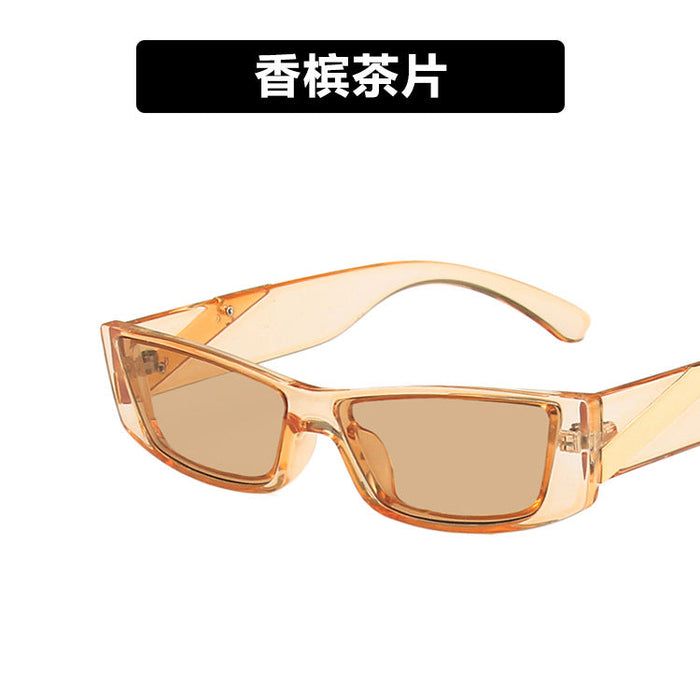 Wholesale color small frame resin lens sunglasses JDC-SG-GSKD047 Sunglasses JoyasDeChina champagne As shown Wholesale Jewelry JoyasDeChina Joyas De China