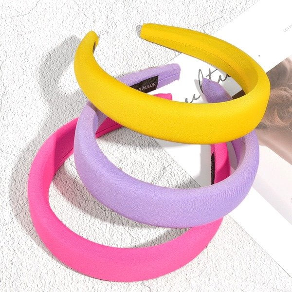 Wholesale color sponge headband JDC-HD-PZ013 Headband 蒲钻 Wholesale Jewelry JoyasDeChina Joyas De China