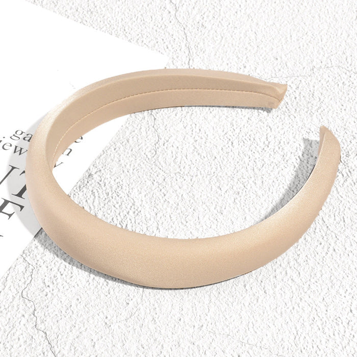 Wholesale color sponge headband JDC-HD-PZ015 Headband 蒲钻 Off white Wholesale Jewelry JoyasDeChina Joyas De China