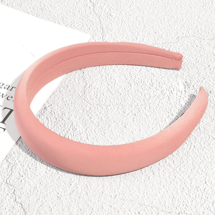 Wholesale color sponge headband JDC-HD-PZ015 Headband 蒲钻 Pink Wholesale Jewelry JoyasDeChina Joyas De China