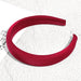 Wholesale color sponge headband JDC-HD-PZ015 Headband 蒲钻 Wine red Wholesale Jewelry JoyasDeChina Joyas De China