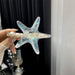 Wholesale Color Starfish Pearl Metal Hair Clip JDC-HC-CR003 Hair Clips 楚柔 C518 Wholesale Jewelry JoyasDeChina Joyas De China