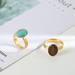 Bulk Jewelry Wholesale color titanium steel 36 boxed opal gold-plated rings JDC-MRS-BS023 Wholesale factory from China YIWU China