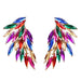 Bulk Jewelry Wholesale color wing earrings JDC-ES-YN022 Wholesale factory from China YIWU China