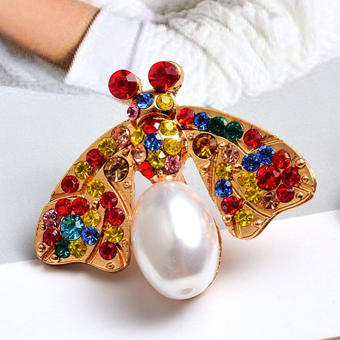 Wholesale color zircon Pearl Earrings JDC-ES-SK062 Earrings 深刻 Wholesale Jewelry JoyasDeChina Joyas De China