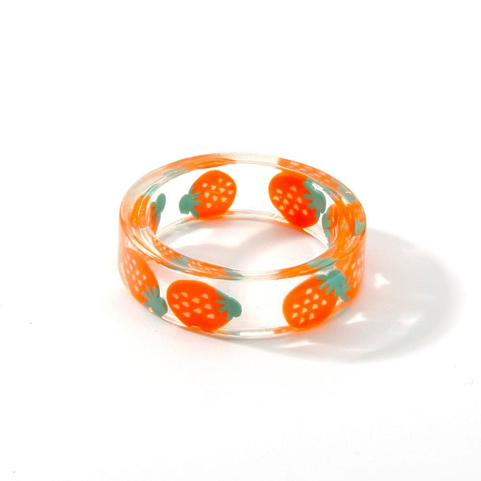 Bulk Jewelry Wholesale colored ackley fruit ring JDC-RS-D028 Wholesale factory from China YIWU China