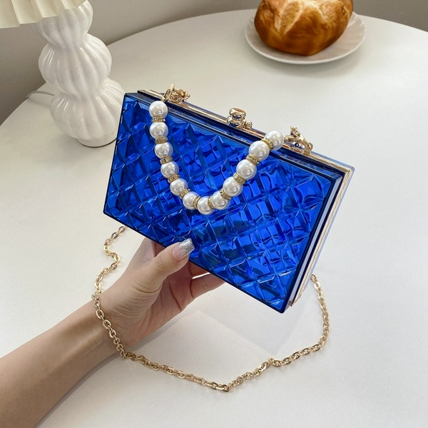 Bulk Jewelry Wholesale colored ackley one-shoulder transparent jelly bag JDC-LB-ZM021 Wholesale factory from China YIWU China