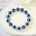 Wholesale Colored Acrylic Bead Resin Devil's Eye Bracelet MOQ≥6 JDC-BT-Juej001 Bracelet 觉际 Wholesale Jewelry JoyasDeChina Joyas De China