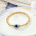 Wholesale Colored Acrylic Bead Resin Devil's Eye Bracelet MOQ≥6 JDC-BT-Juej001 Bracelet 觉际 Wholesale Jewelry JoyasDeChina Joyas De China