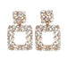 Wholesale colored alloy diamond earrings JDC-ES-GSV001 Earrings JoyasDeChina Section 1AB color Wholesale Jewelry JoyasDeChina Joyas De China