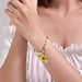 Wholesale colored alloy glass pop bead bracelet JDC-BT-D488 bracelet JoyasDeChina Wholesale Jewelry JoyasDeChina Joyas De China
