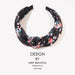 Bulk Jewelry Wholesale colored chiffon floral cross hairband JDC-HD-RXGS004 Wholesale factory from China YIWU China