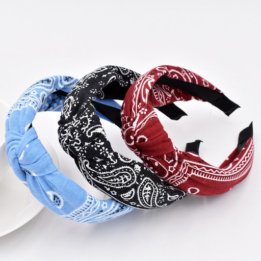 Bulk Jewelry Wholesale colored cloth cashew flower hairband JDC-HD-RXN004 Wholesale factory from China YIWU China