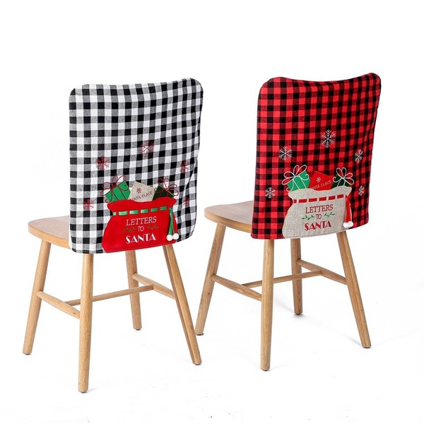 Bulk Jewelry Wholesale colored cloth Christmas chair cover JDC-CS-HB022 Wholesale factory from China YIWU China