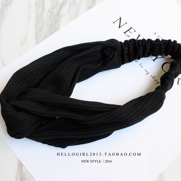 Bulk Jewelry Wholesale colored cloth knitted wool cross hair band JDC-HS-RXH003 Wholesale factory from China YIWU China
