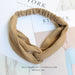 Bulk Jewelry Wholesale colored cloth knitted wool cross hair band JDC-HS-RXH003 Wholesale factory from China YIWU China