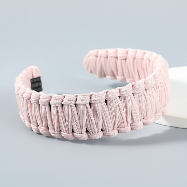 Bulk Jewelry Wholesale colored cloth woven braided hair solid color hairband JDC-HD-CL013 Wholesale factory from China YIWU China
