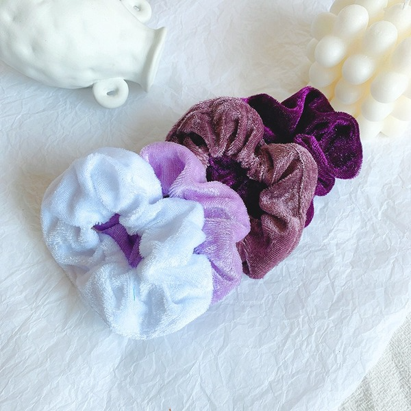 Bulk Jewelry Wholesale colored cotton linen art velvet hair ring JDC-HS-RXH006 Wholesale factory from China YIWU China