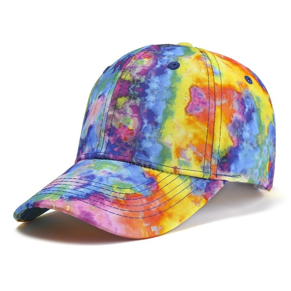 Bulk Jewelry Wholesale colored cotton tie-dyed gradient baseball cap JDC-FH-GSYH001 Wholesale factory from China YIWU China