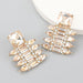 Wholesale colored diamond geometric alloy earrings JDC-ES-JL029 Earrings JoyasDeChina gold Wholesale Jewelry JoyasDeChina Joyas De China