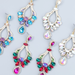 Wholesale colored diamond geometric alloy earrings JDC-ES-JL054 Earrings JoyasDeChina Wholesale Jewelry JoyasDeChina Joyas De China