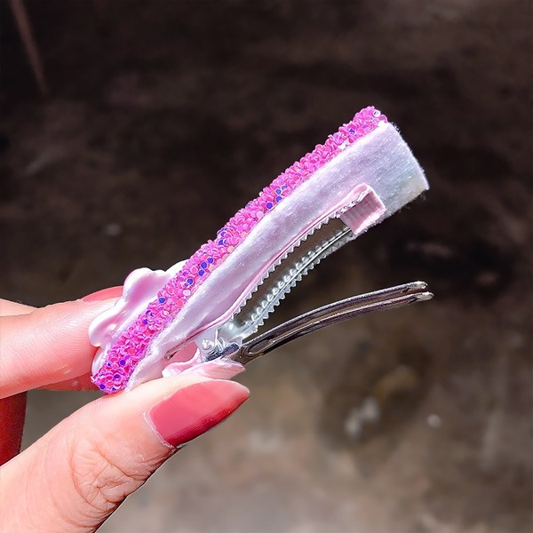 Bulk Jewelry Wholesale colored ekly children's hair clips JDC-HC-RXi005 Wholesale factory from China YIWU China