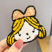 Bulk Jewelry Wholesale colored fabric bow hairpins JDC-HC-RXi012 Wholesale factory from China YIWU China