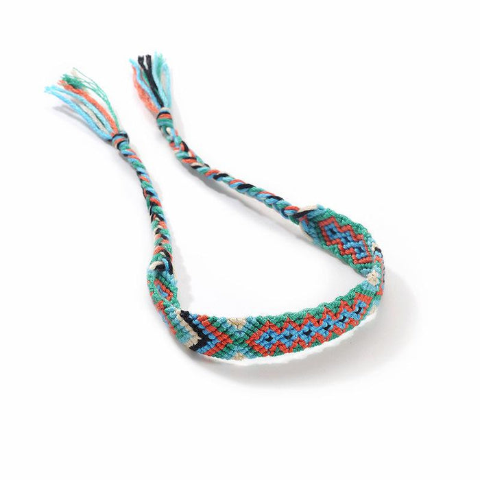 Bulk Jewelry Wholesale colored fabric braided bracelets JDC-BT-D320 Wholesale factory from China YIWU China