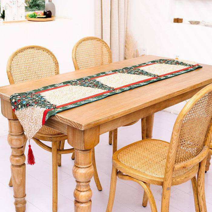 Bulk Jewelry Wholesale colored fabric Christmas tablecloth table decoration JDC-CS-HB018 Wholesale factory from China YIWU China
