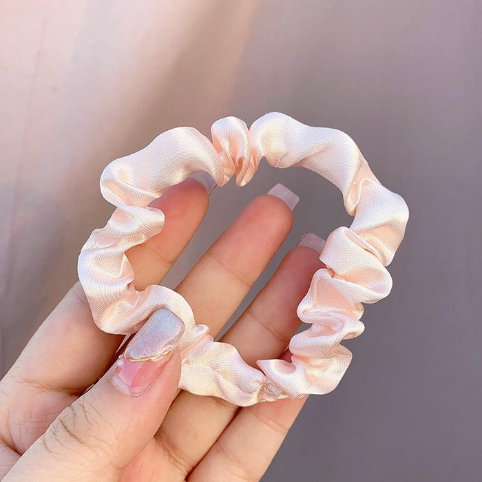 Bulk Jewelry Wholesale colored fabric satin small hair ring JDC-HS-RXH004 Wholesale factory from China YIWU China
