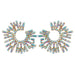 Wholesale colored gemstone alloy earrings JDC-ES-JQ152 Earrings JoyasDeChina Wholesale Jewelry JoyasDeChina Joyas De China