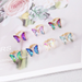 Wholesale colored glaze color gradient butterfly copper Rings JDC-RS-GSNB051 Rings JoyasDeChina Wholesale Jewelry JoyasDeChina Joyas De China