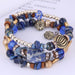 Wholesale colored gravel mixed alloy bracelet JDC-BT-WY102 Bracelet JoyasDeChina 5# Wholesale Jewelry JoyasDeChina Joyas De China