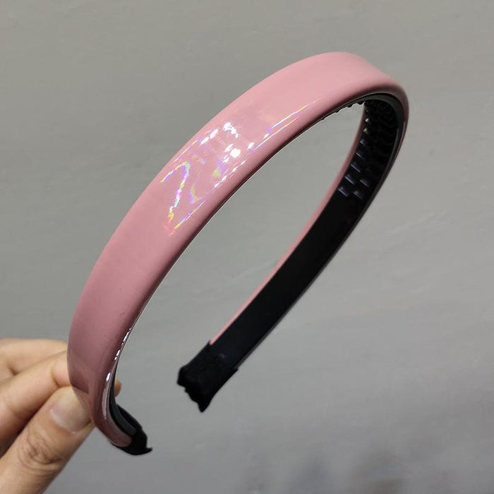 Bulk Jewelry Wholesale colored leather candy-colored leucorrhea with fine teeth hairband JDC-HD-GSTC001 Wholesale factory from China YIWU China