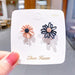 Wholesale colored metal daisy earrings JDC-ES-GSI032 Earrings JoyasDeChina 1# Wholesale Jewelry JoyasDeChina Joyas De China
