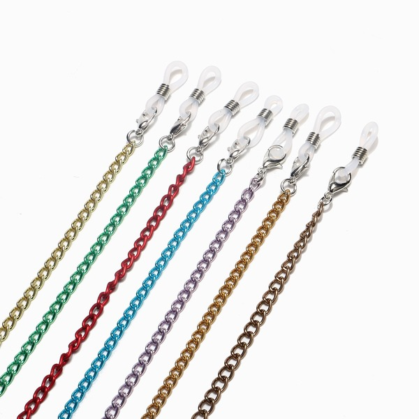 Bulk Jewelry Wholesale colored metal glasses chain JDC-MC-YM014 Wholesale factory from China YIWU China