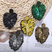 Bulk Jewelry Wholesale colored resin leaf earrings JDC-ES-V033 Wholesale factory from China YIWU China