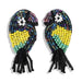 Bulk Jewelry Wholesale colored resin parrot earrings JDC-ES-V086 Wholesale factory from China YIWU China