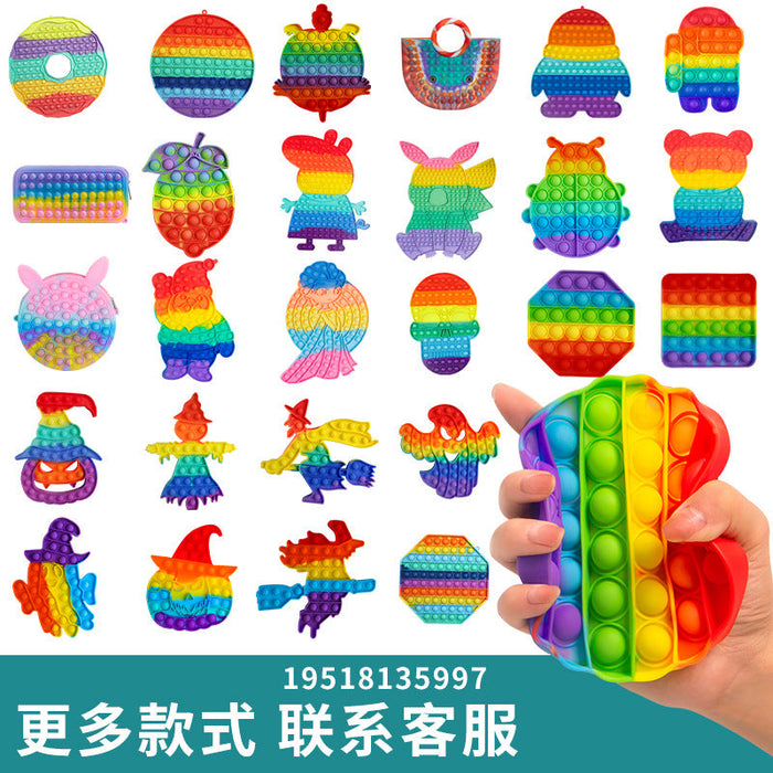 Wholesale Colored Silicone Fidgets toy JDC-FT-AA003 fidgets toy JoyasDeChina Wholesale Jewelry JoyasDeChina Joyas De China