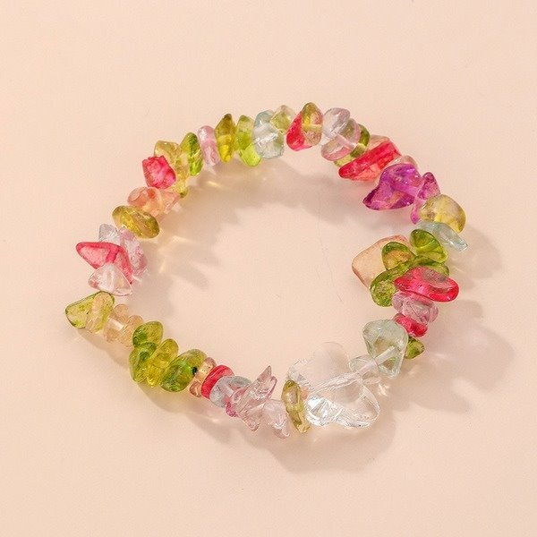 Wholesale colored stone Butterfly Bracelet JDC-BT-YWJQ017 Bracelet 义乌精巧 Wholesale Jewelry JoyasDeChina Joyas De China