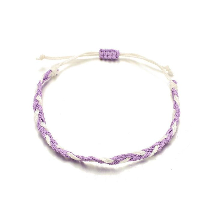 Bulk Jewelry Wholesale colored wire rope rope braid braid bracelet JDC-BT-C096 Wholesale factory from China YIWU China