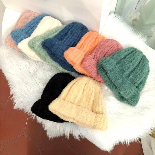 Wholesale colored wool knitted hats JDC-FH-NLS015 Fashionhat 倪罗诗 Wholesale Jewelry JoyasDeChina Joyas De China