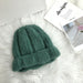 Wholesale colored wool knitted hats JDC-FH-NLS015 Fashionhat 倪罗诗 dark green 55-60cm Wholesale Jewelry JoyasDeChina Joyas De China